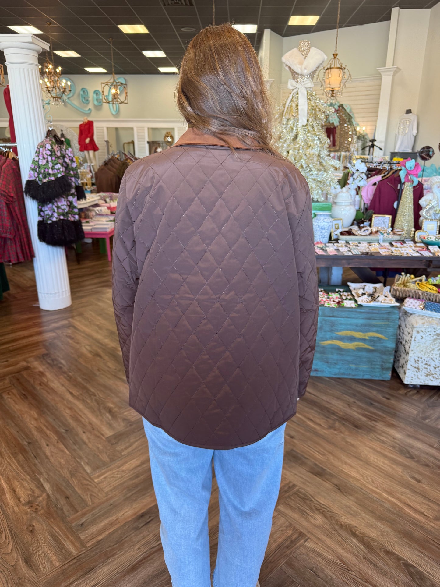 Touch Of Gold Jacket: Brown