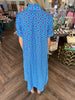 Annabelle Design Midi Dress: Blue
