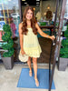 Butter Yellow Mini Dress