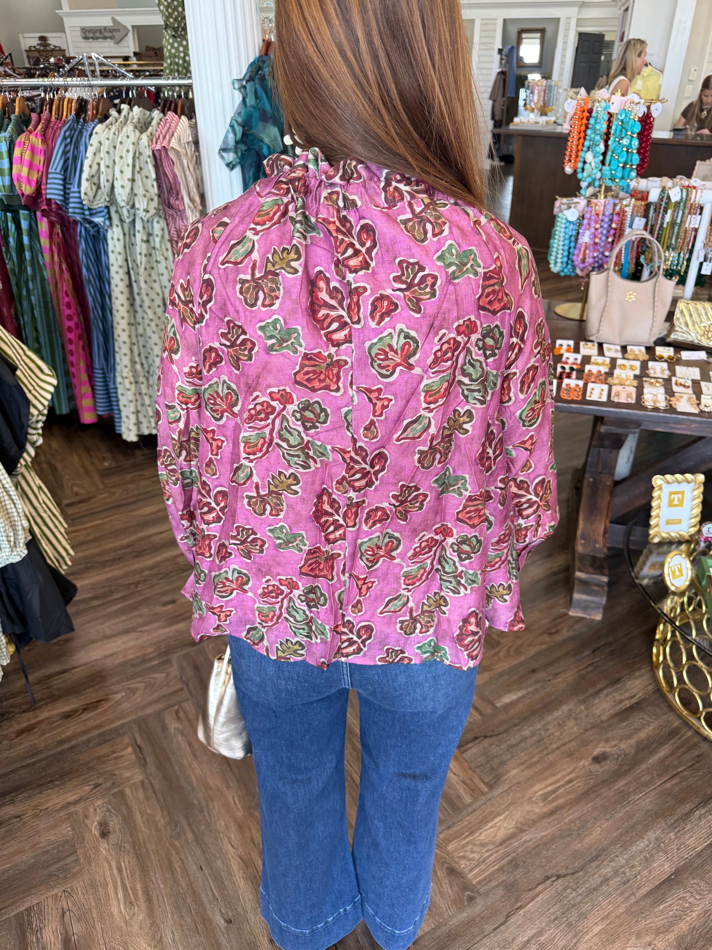 Rosy Romance Blouse