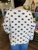 The Caroline Sweater: Cream Dot