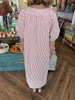 Sienna Stripe Midi Dress