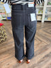 Vervet Cuffed Wide Jeans: Black Enviably