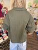 Dk Olive Denim Top