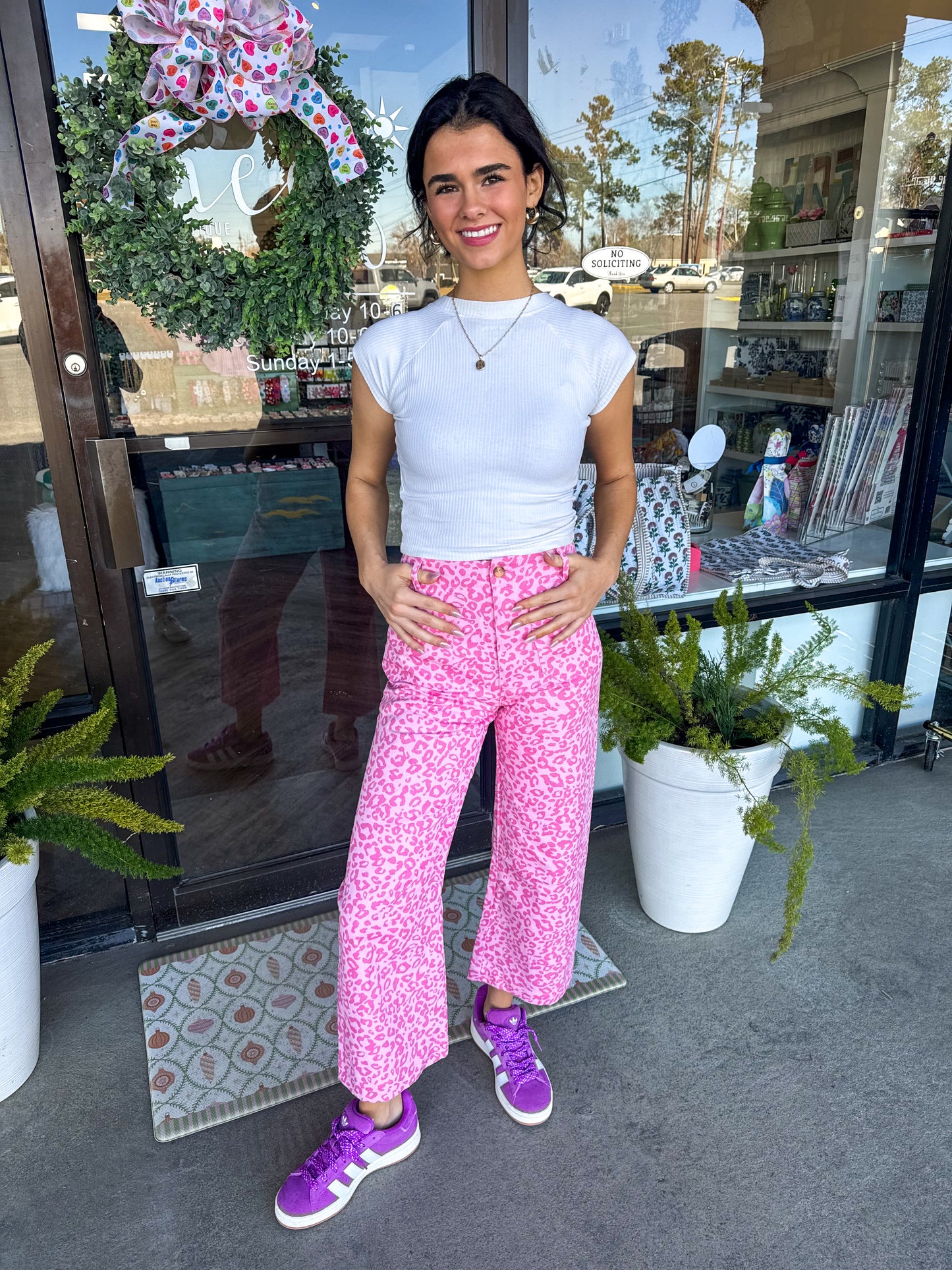 Pink Cheetah Pants