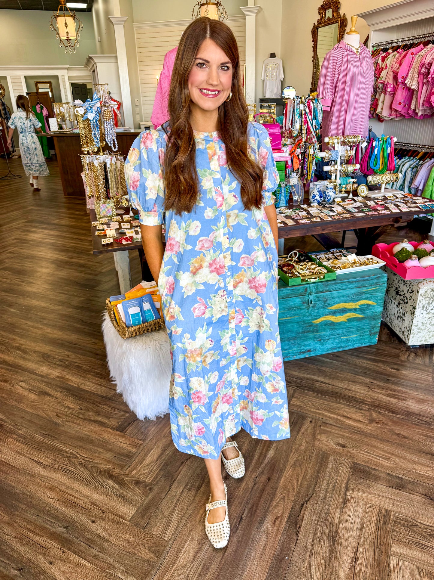 Periwinkle Garden Dress