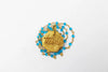 Hidden Truth: Turquoise Chain with Jerusalem Cross