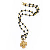 Hidden Truth: Black Onyx Chain with Julia Cross