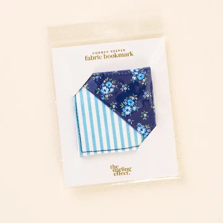 Corner Keeper Fabric Bookmark-Endless Daydream Navy