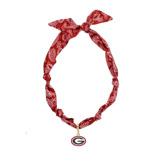 Georgia Canvas Scarf Necklace