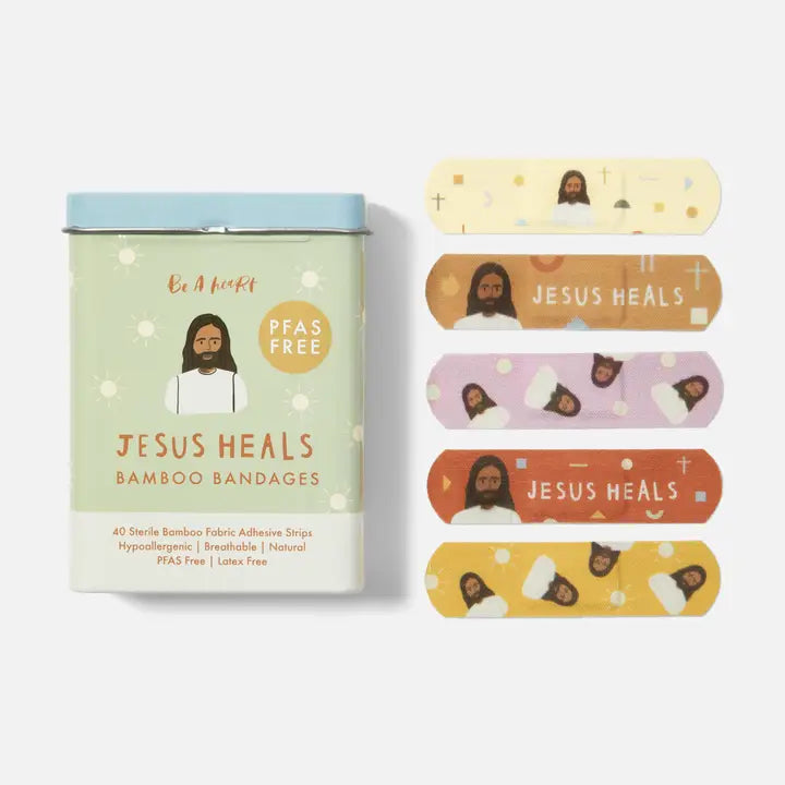 Jesus Heals Bandages: Bamboo/Pfas Free