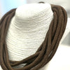 Rope Necklace: Brown