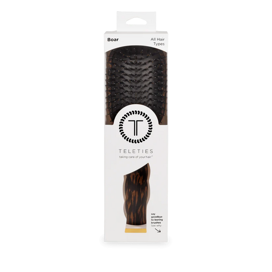Boar Bristle Hair Brush - Tortoise