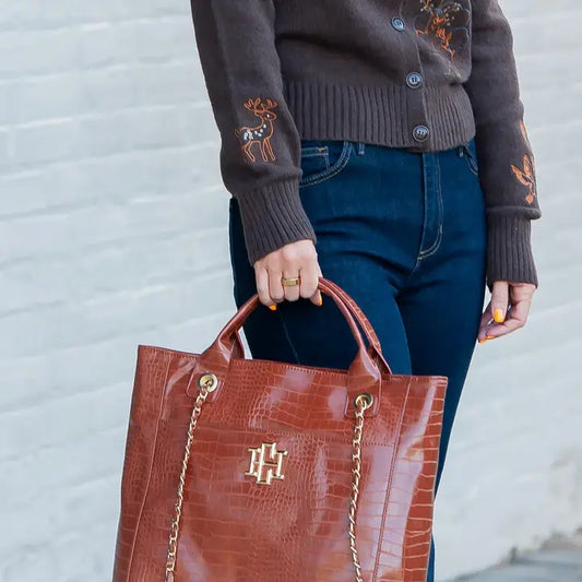 Kinzley Tote Saddle: Brown