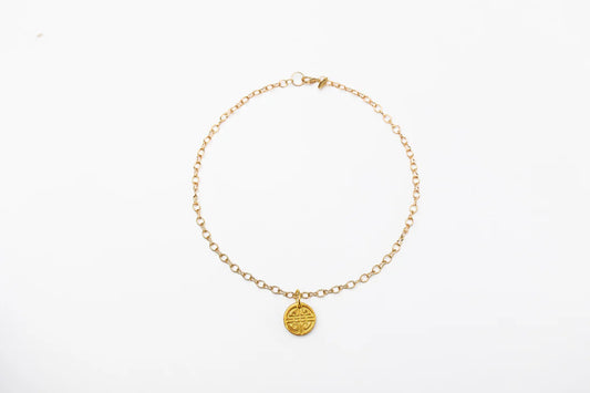Hidden Truth Jewelry: Gold Figure 8 Chain with Kait Cross