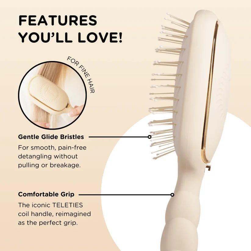 Detangler Hair Brush for Fine Hair – Tan