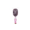 Mini Boar Hair Brush: Pink Swirl