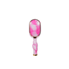 Mini Boar Hair Brush: Pink Swirl
