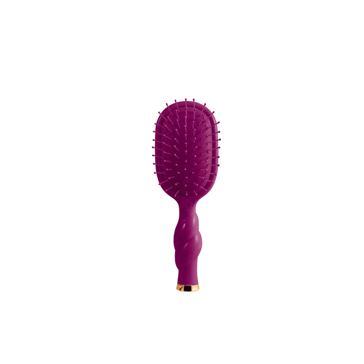 Mini Detangler Hairbrush: Mulberry