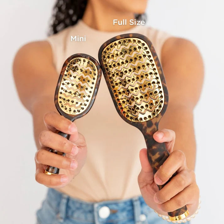 Mini Vent Hair Brush: Tortoise