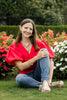 Red and White African Glass with Rachel Cross