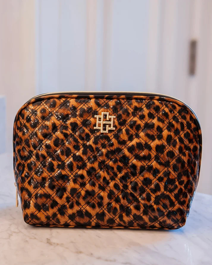 Caroline Hill Capri Large Pouch: Spotted