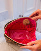Caroline Hill Capri Large Pouch: Spotted