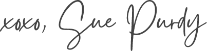 xoxo, Sue Purdy