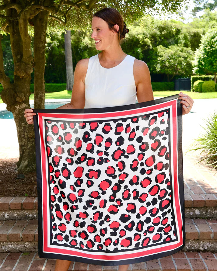 Caroline Hill Spotted Scarf: Large