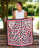 Caroline Hill Spotted Scarf: Large