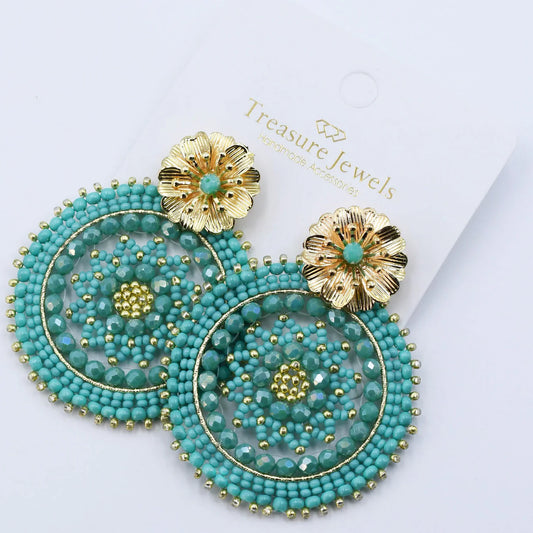 Eternal Flower Turquoise Earring