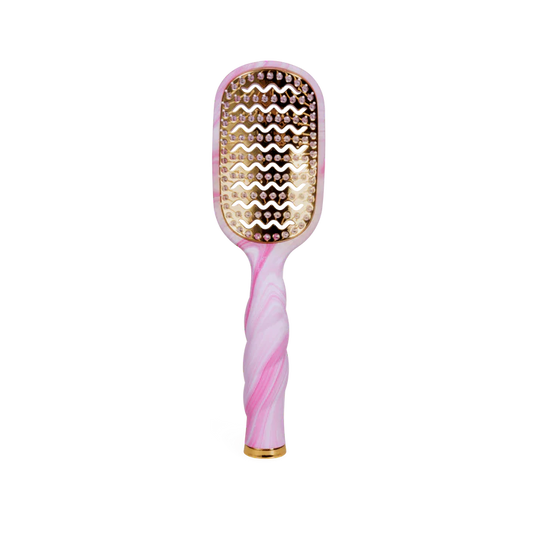 Vented Hair Brush: Pink Swirl