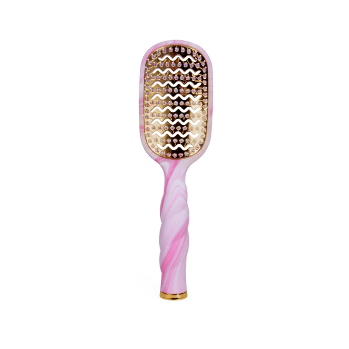 Vented Hair Brush: Pink Swirl