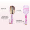 Vented Hair Brush: Pink Swirl