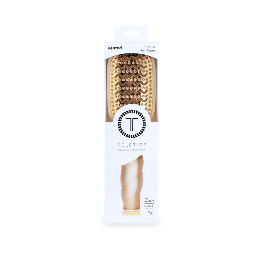 Vented Hair Brush - Tan