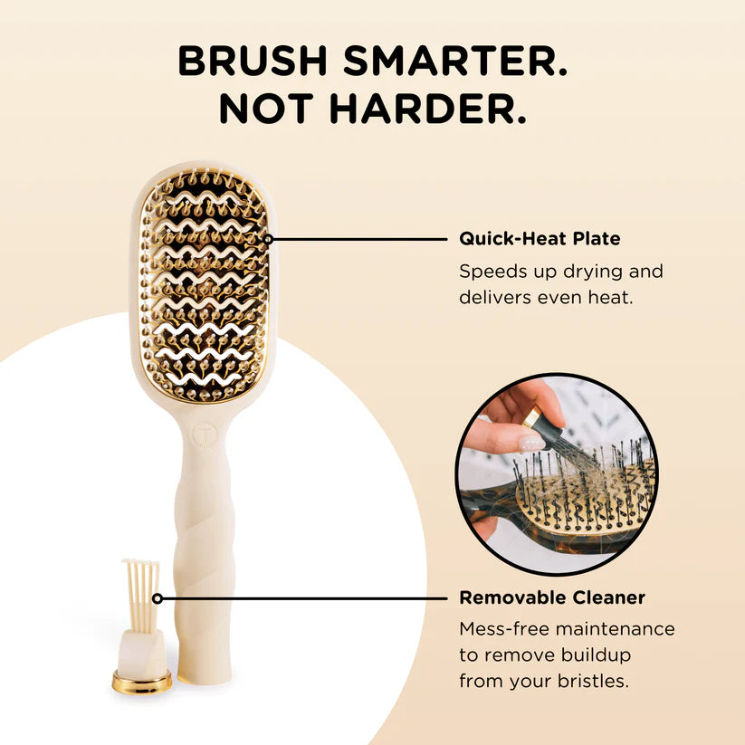 Vented Hair Brush - Tan