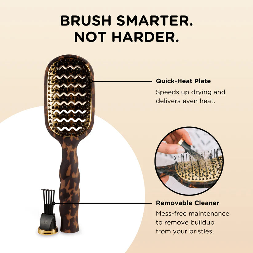 Vented Hair Brush - Tortoise